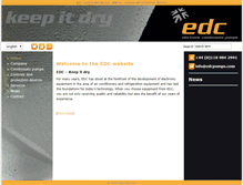 Tablet Screenshot of edcpumps.com